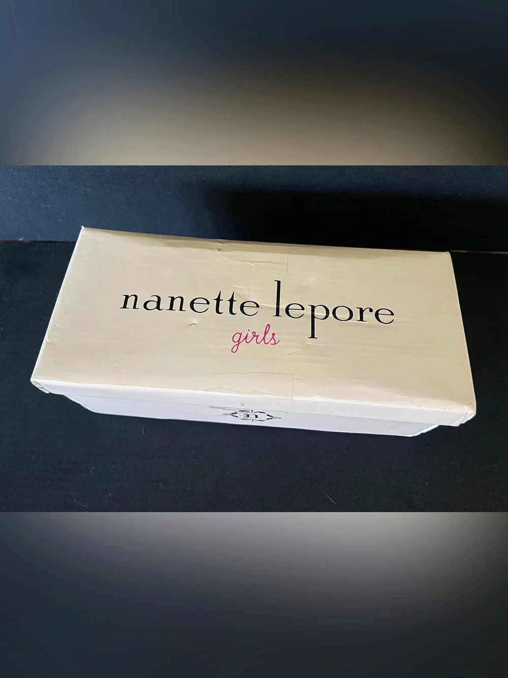 Nanette Lepore Girls Silver Crystal Strap Sandals size 4